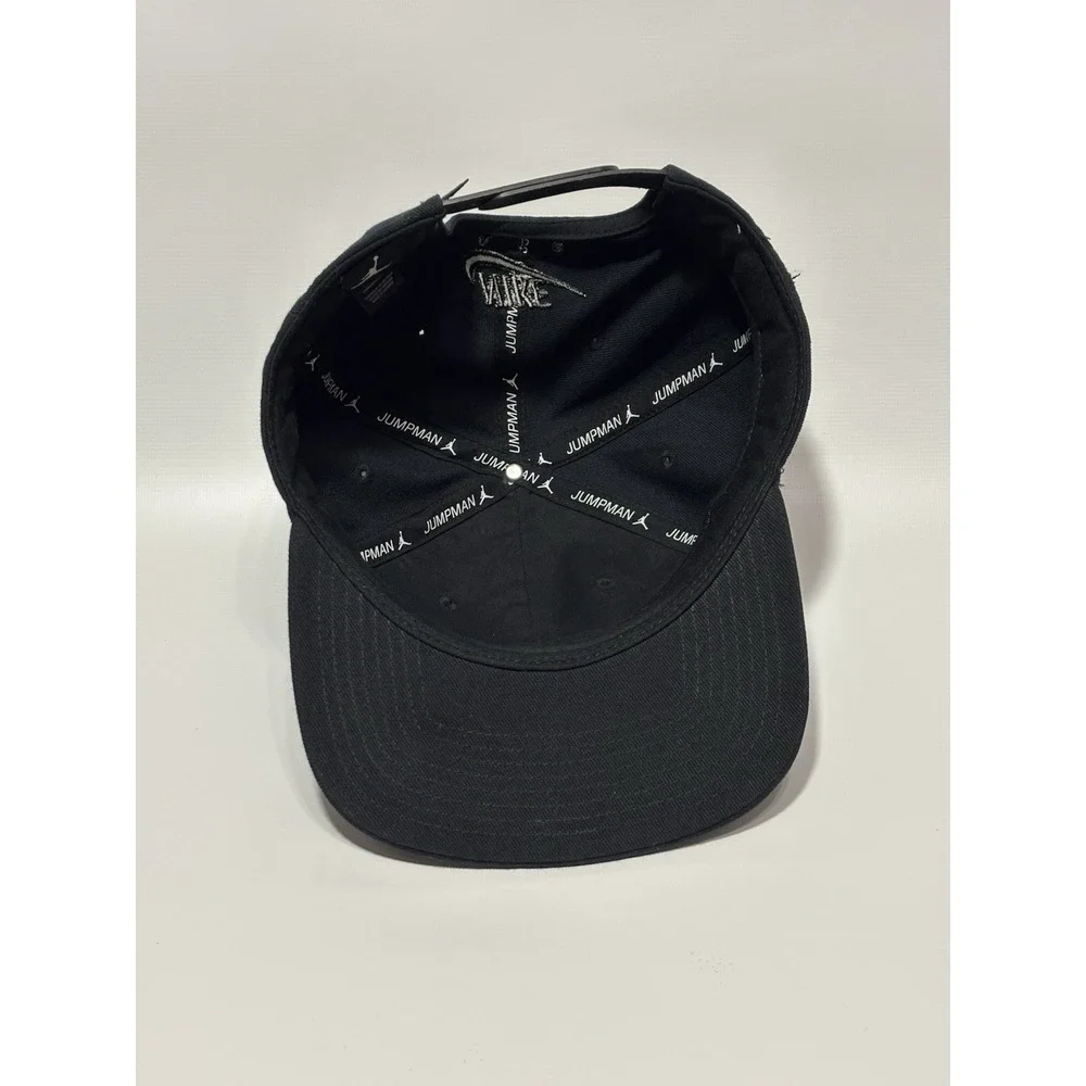 Jordan‎ Hat Mens OSFM Black Jumpman Snapback 23 Nike Air Embroidered Flat Brim